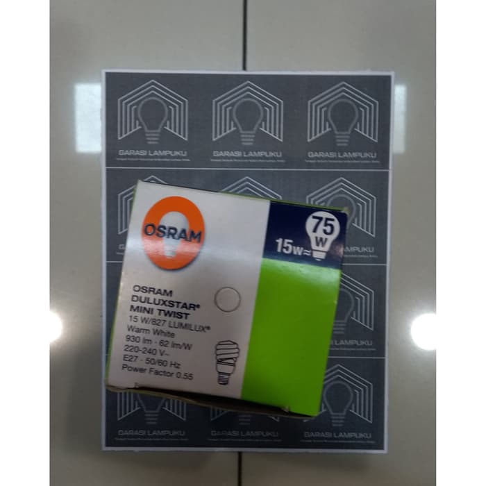 Osram Dulux Star Mini Twist W Lumilux Yellow Watt Shopee