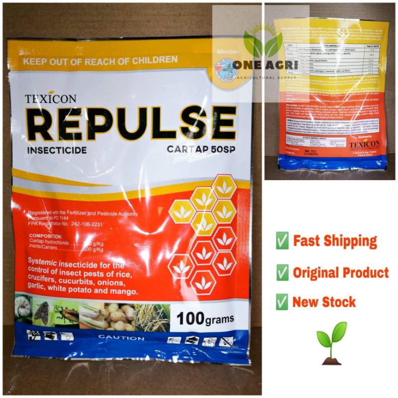 REPULSE CARTAP 50 SP Insecticide 100grams TEXICON Shopee Philippines