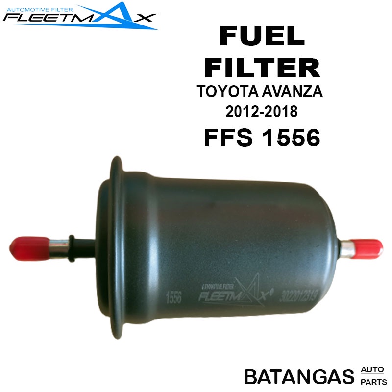 FLEETMAX FUEL FILTER FOR TOYOTA AVANZA 2012 2018 PART NO FFS 1556 1PC