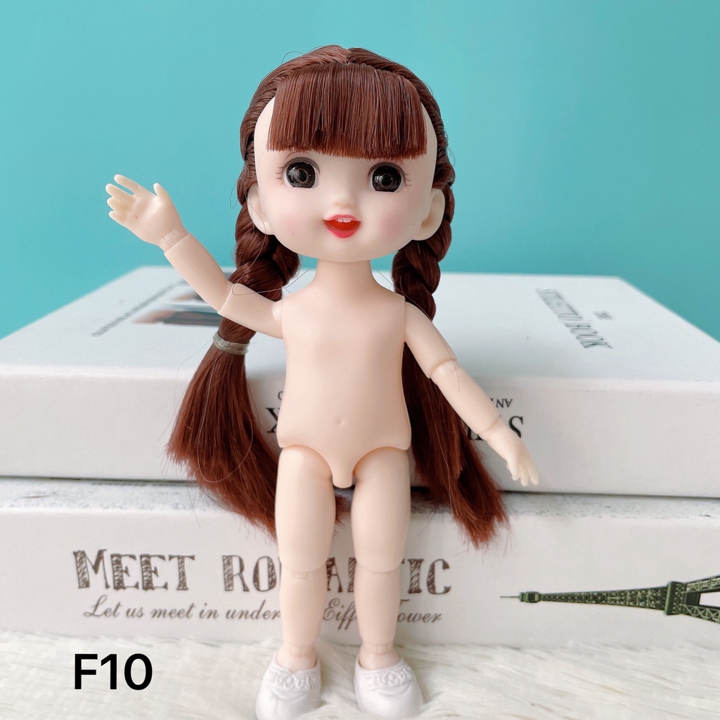 Movable Jointed Dolls Toys Mini Cm Bjd Baby Girl Doll Naked