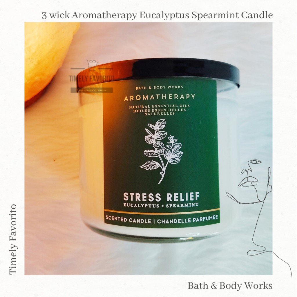 Bath Body Works Bbw Aromatherapy Stress Relief Eucalyptus Spearmint