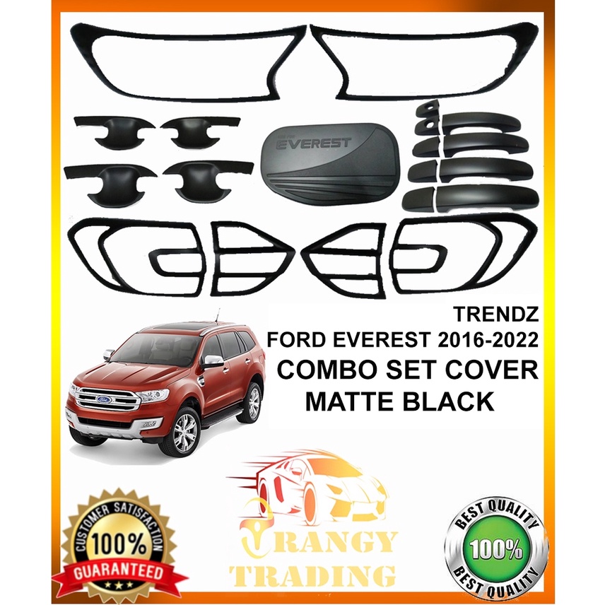 Ford Everest To Trendz Ambiente Garnish Combo Set Cover Matte