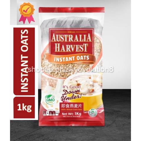 1kg Australian Harvest Instant Oats For Good Digestion And Help To