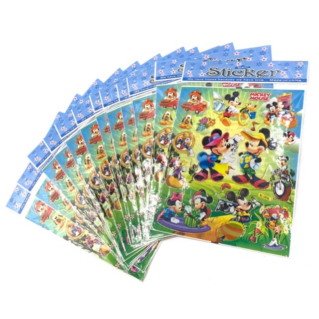 Pcs Mickey Mouse Sticker For Games Prizes Giveaways Birthday Party