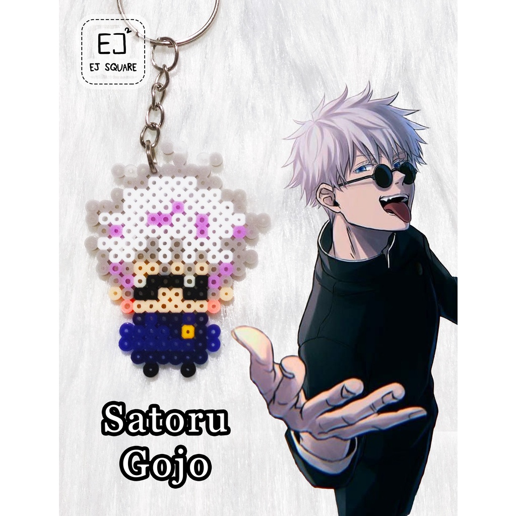 Jujutsu Kaisen Perler Bead Keychains Fan Merch Ej Square Shopee