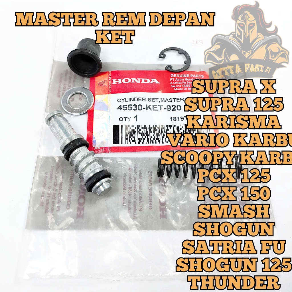 Brake Master Kit Front Honda Ket Original Quality Original Honda Ahm