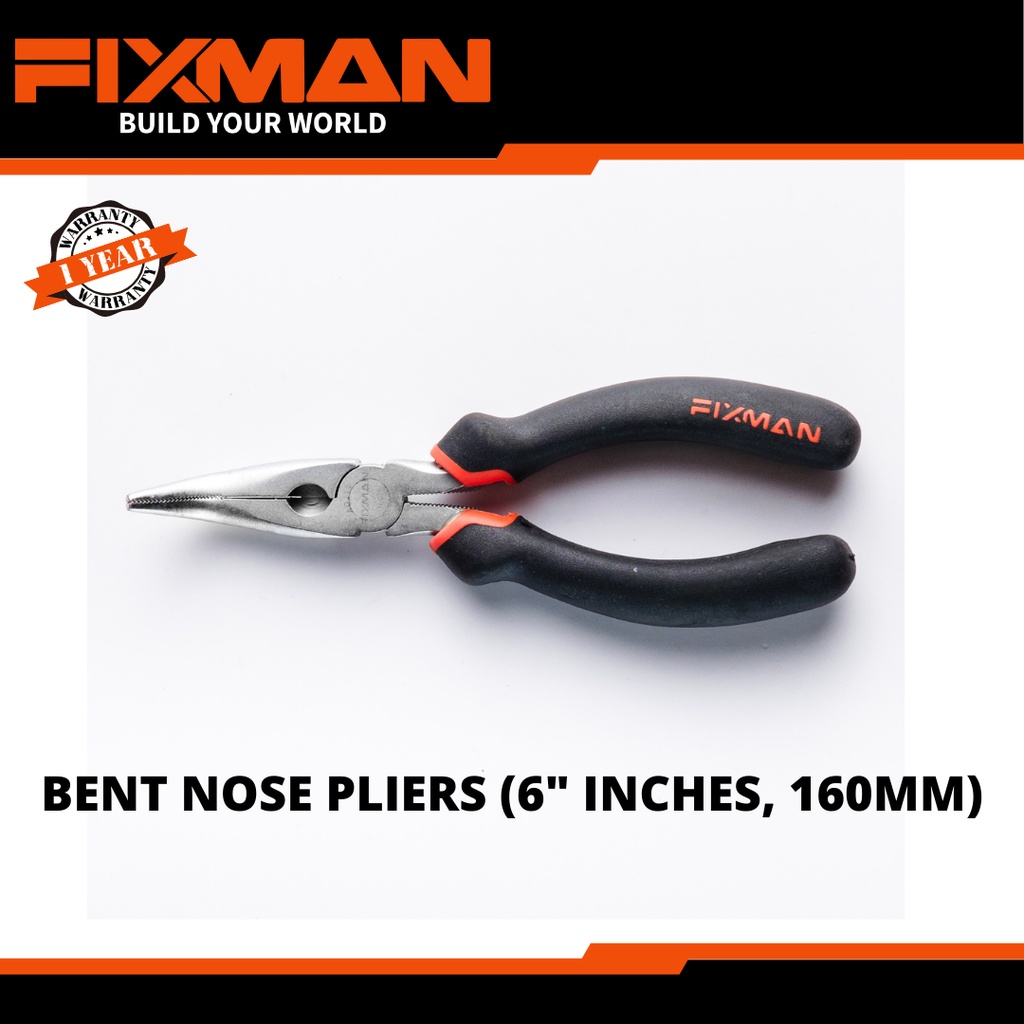 FIXMAN Bent Nose Pliers 6 Inches 160mm Shopee Philippines