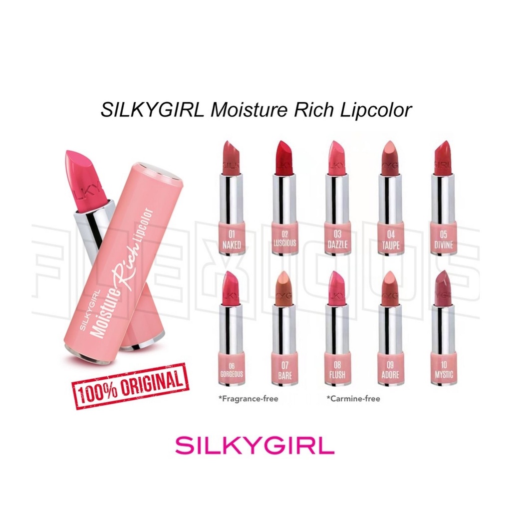 Silkygirl Moisture Rich Lipcolor Shopee Philippines