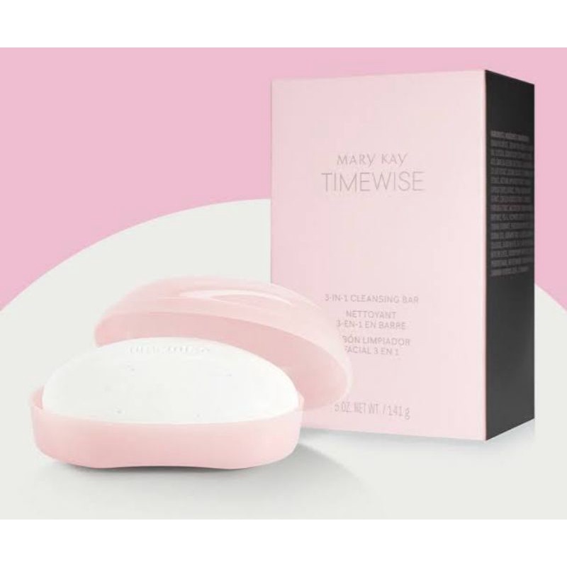 Mary Kay Timewise 3 In 1 Cleansing Bar Soap With Soap Dish Shopee