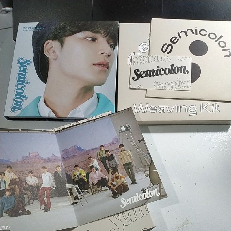 Mingyu Semicolon Digipack With Weaving Kit And Folded Poster Seventeen