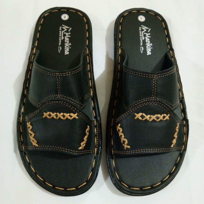 VENDO Marikina Made Leather Sandals For Men M3 Shopee Philippines