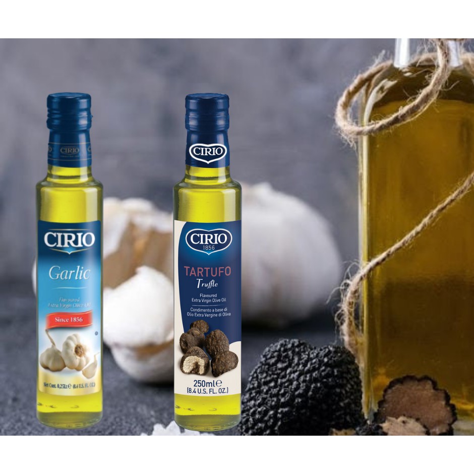 Cirio Truffle Extra Virgin Olive Oil 250 Ml Cirio Garlic Extra Virgin