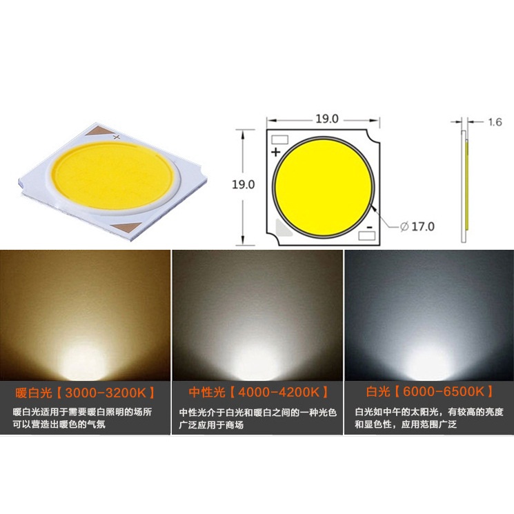 W W W W W W Energy Saving Led Light Source Model Cob