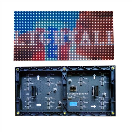 Full Color LED Panel P4 Indoor HD SMD 256 128mm 64 32Pixel RGB HUB75