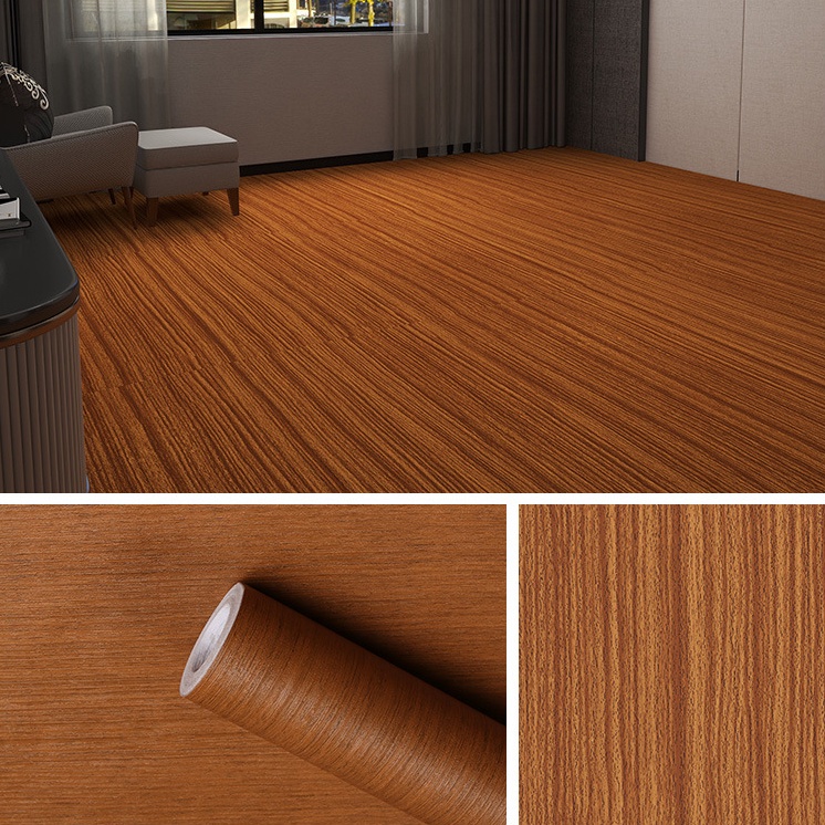 Pvc Floor Sticker Waterproof Moisture Proof Wood Grain Living Room