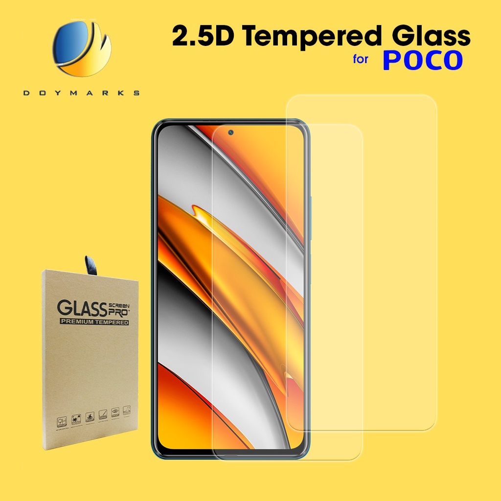 Poco F F F Gt Clear Tempered Glass Premium Screen Protector Shopee