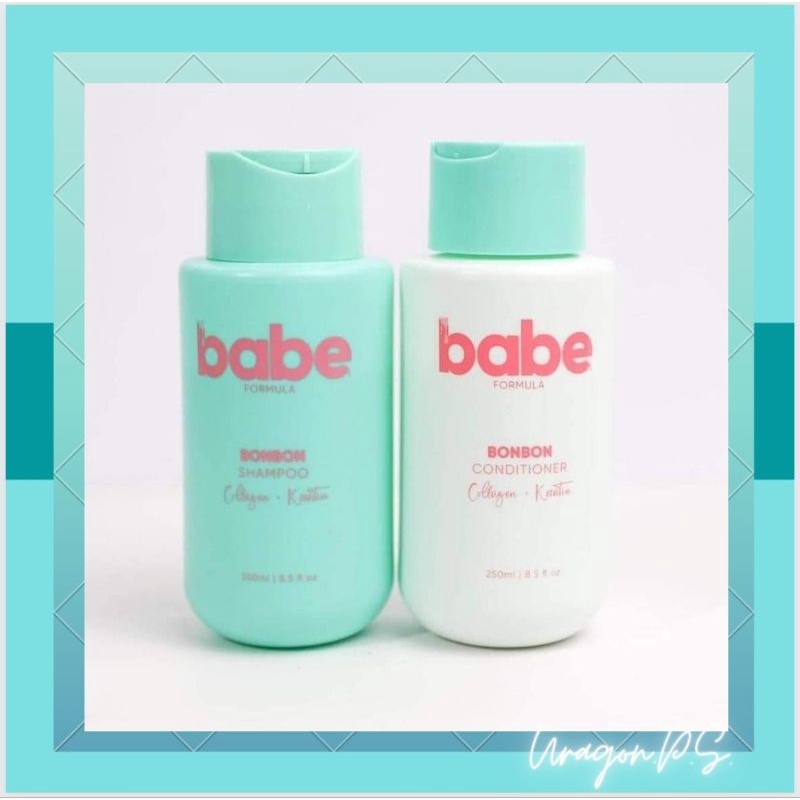 Babe Bonbon Shampoo And Conditioner Collagen Keratin Ml Shopee