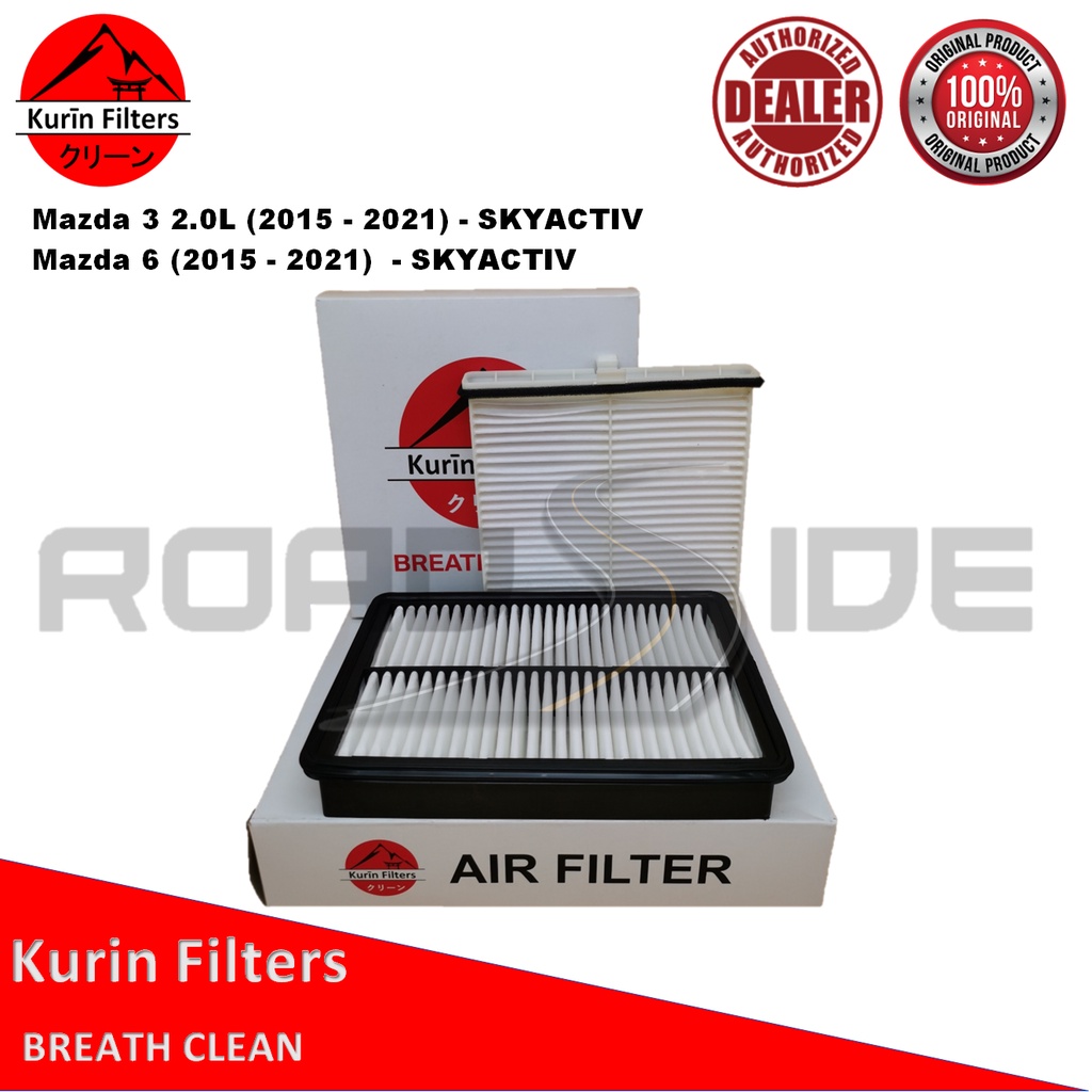 Kurin Combo Filters Air Cabin For Mazda L And Mazda Skyactiv