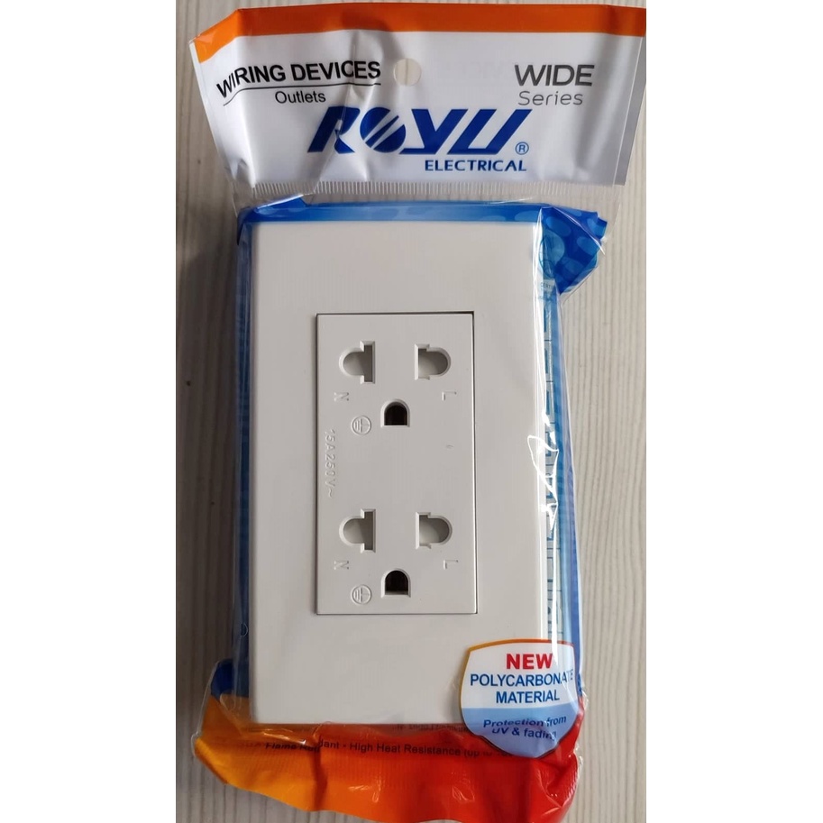 Royu Wide Series 1g 2g 3g Switch 2g 3g Outlet And Aircon Outlet And