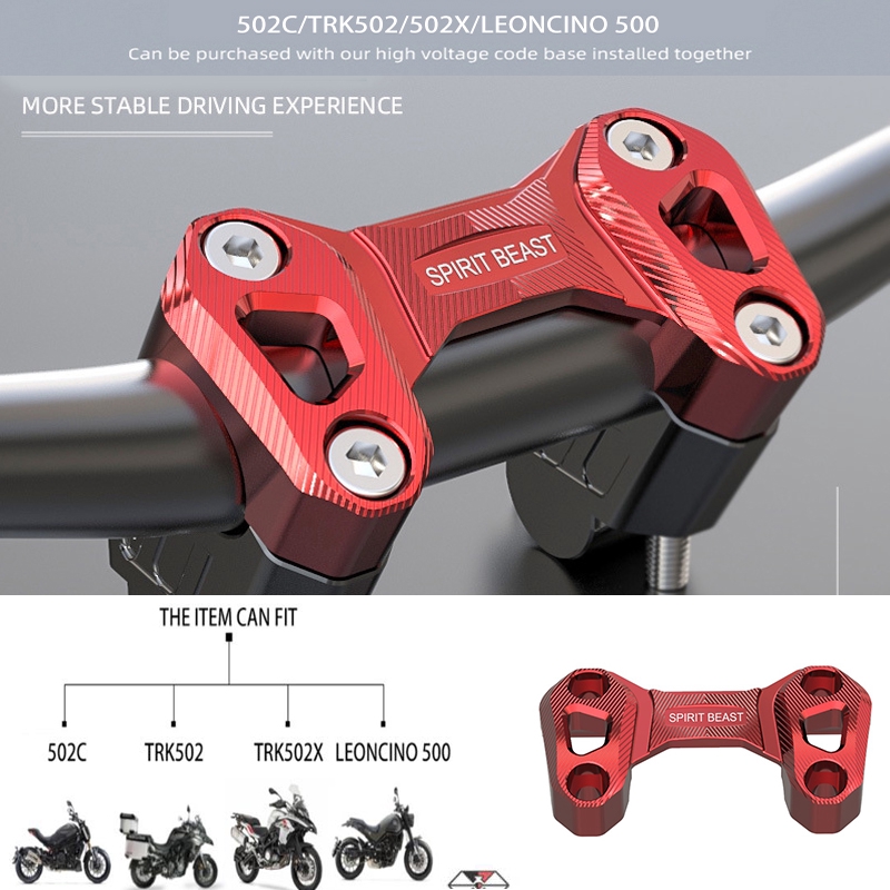 Spirit Beast Motorcycle Handlebar Riser Pressure Code Moto Scooter Pit