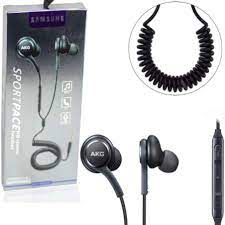 Sport Pace Samsung Handsfree Akg Spiral Headsets With Mic Remote Volume