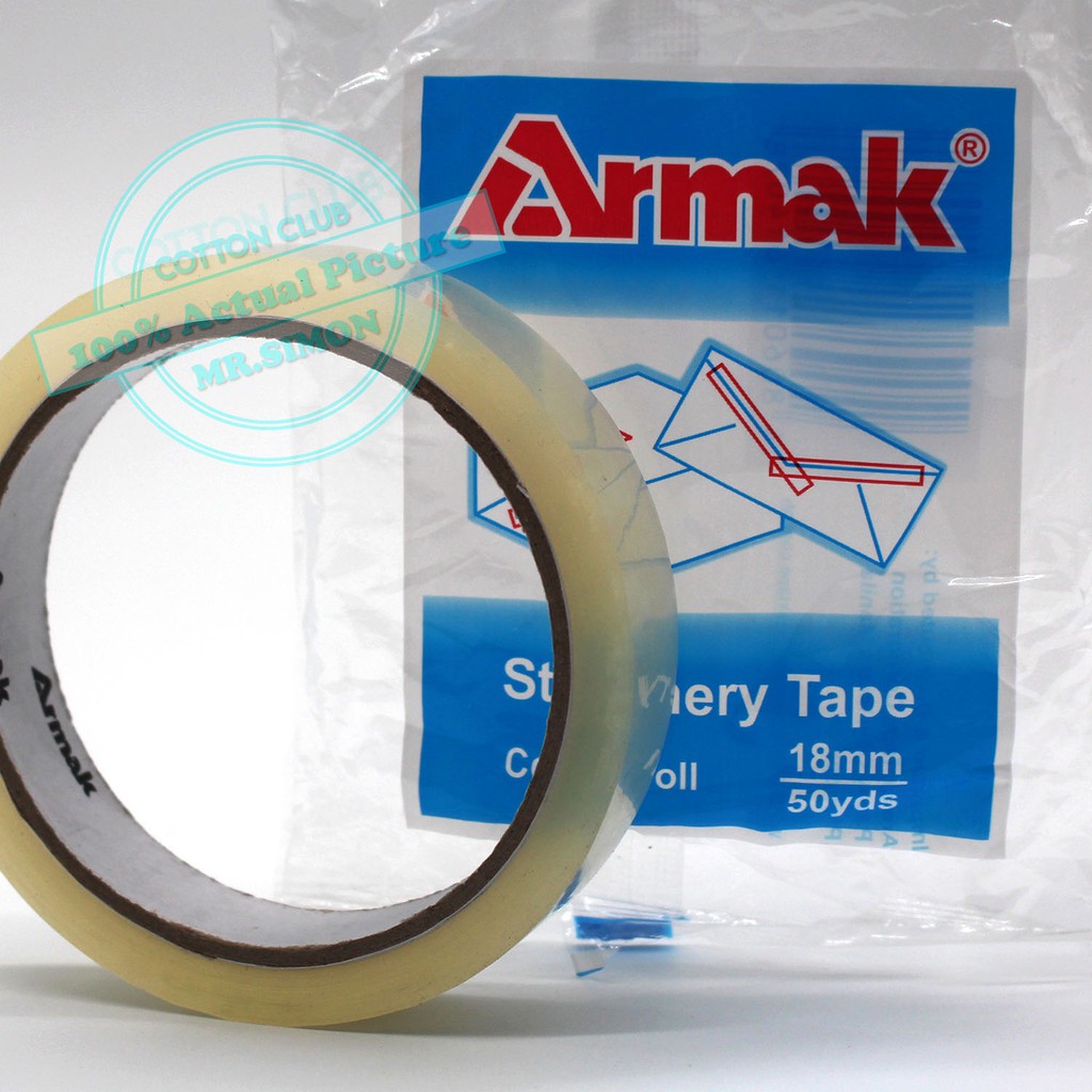 Armak Stationary Tape 18mm X 50Yards Shopee Philippines