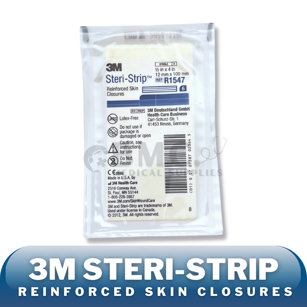 3M Steri Strips Reinforced Skin Closures R1547 R1540 R1542 Shopee