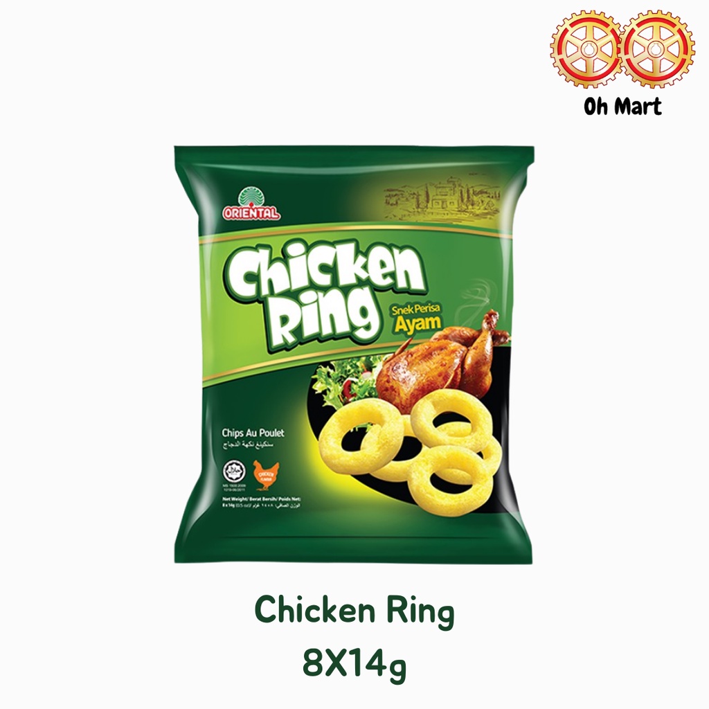 Oriental Super Ring Cheese Rota Prawn Crackers Chicken Ring Flavoured