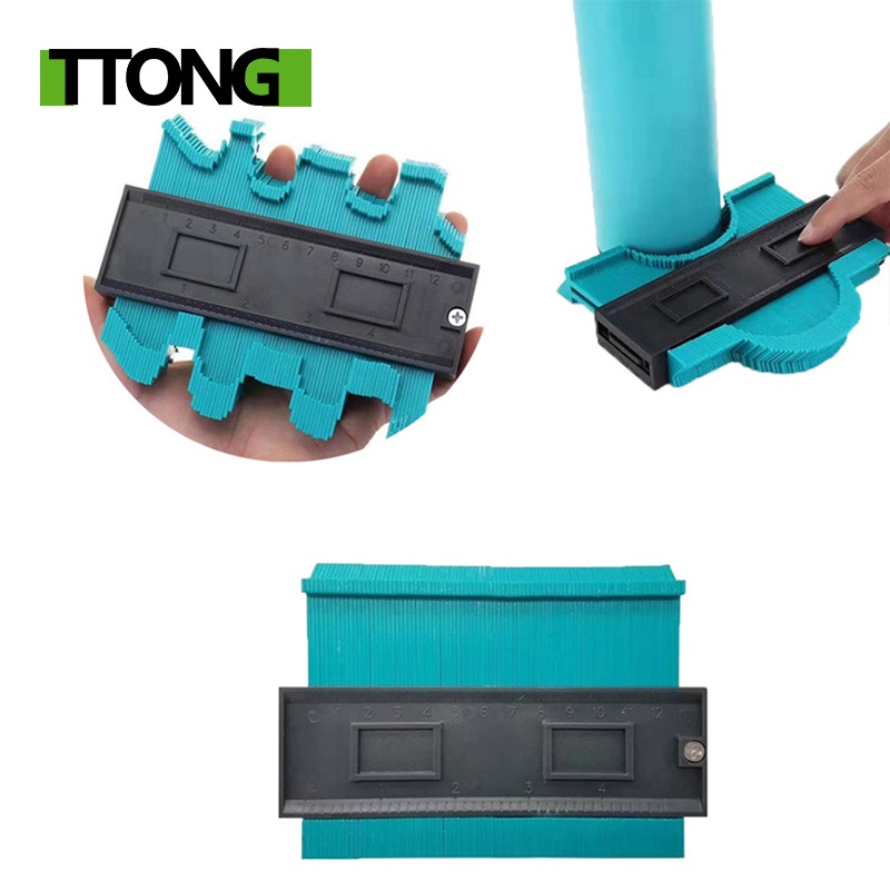 Adjustable Lock Contour Gauge Profile Duplicator Tool Alloy Edge