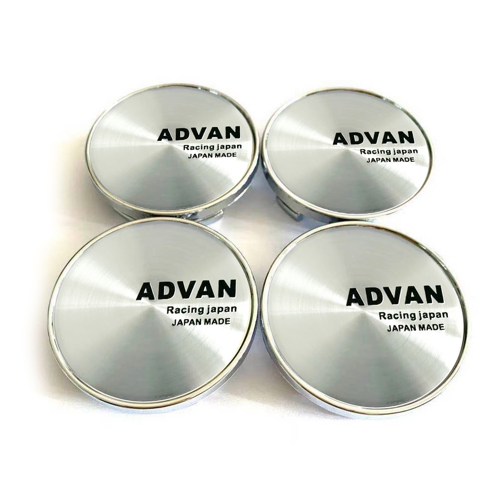 4pcs 54mm Advan Racing Wheel Caps For Rims Advan Logo Emblem Wheel