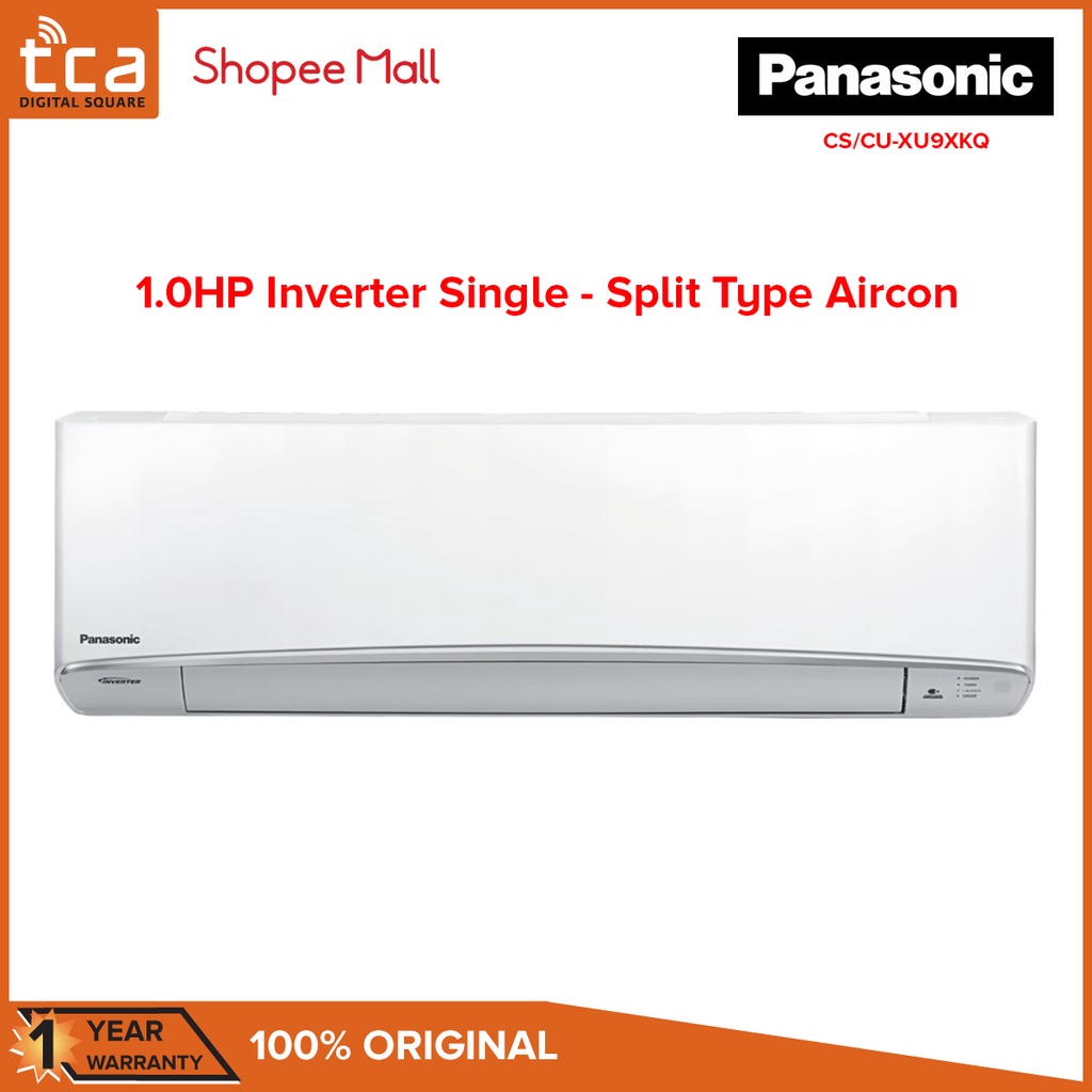 Panasonic CS CU XU9XKQ 1 0HP Premium Inverter AERO SERIES Single