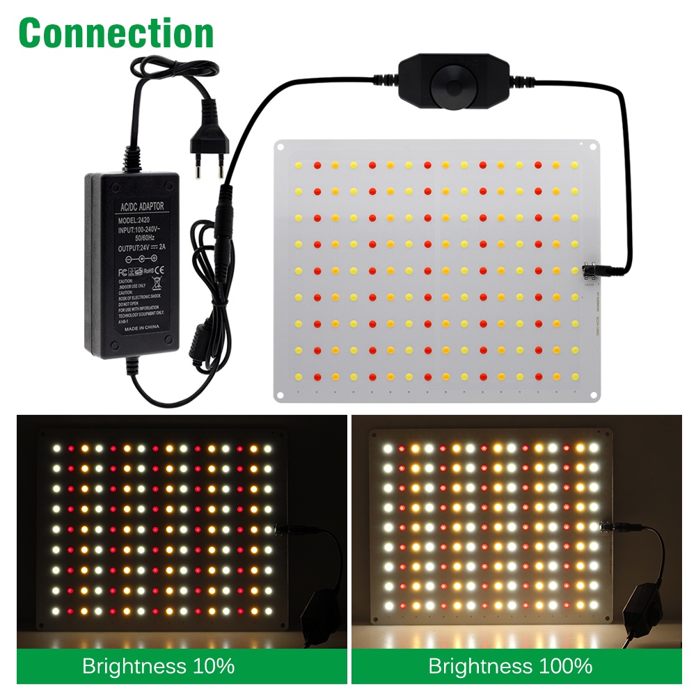 Led Grow Light Full Spectrum Dimmable V W Cob Led Light Plant