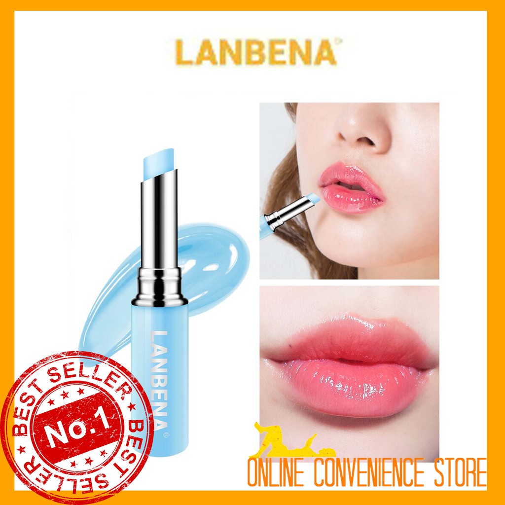 LANBENA Hyaluronic Acid Lip Balm Moisturizing Reduce Fine Lines Relieve