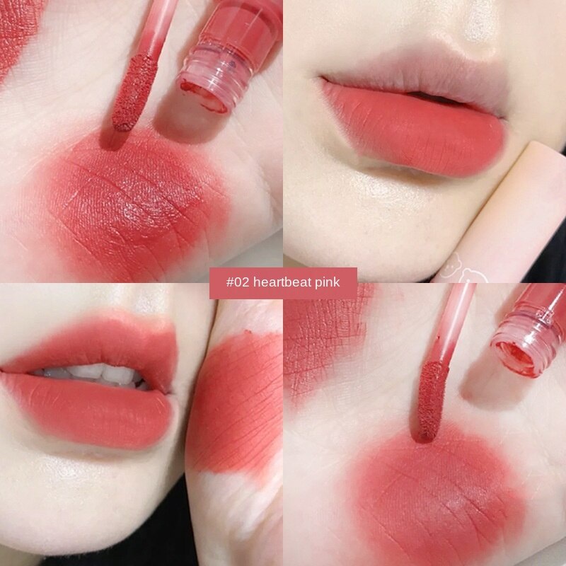 DAIMANPU 7 Colors Matte Liquid Lip Tint Waterproof Lipstick Red Lip