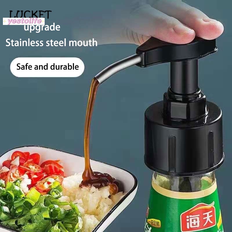 1Pc Oyster Sauce Pump Head Pressurized Nozzle Head Syrup Pump Head