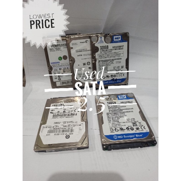 Laptop Harddisk Drive Sata Seagate Toshiba Wd Available Gb Gb