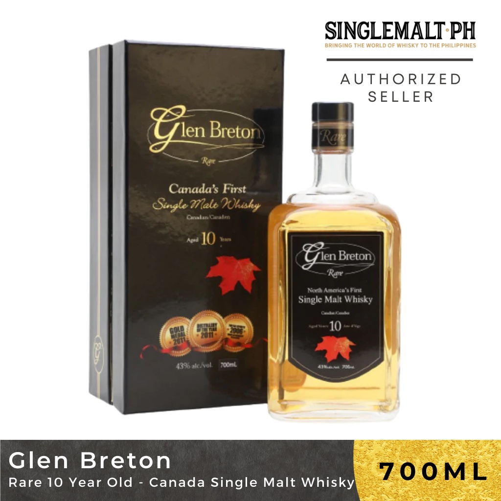 Glen Breton Rare 10 Year Old Canada Single Malt Whisky 70cl Shopee