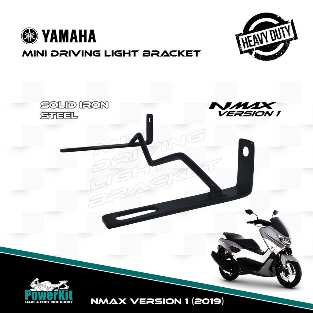 MDL Bracket For NMAX Yamaha NMAX V1 Mini Driving Light Bracket For