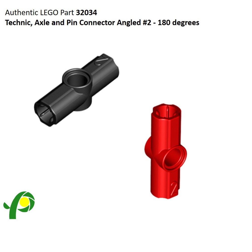 LEGO Parts 32034 Technic Axle And Pin Connector Angled 180 Degrees