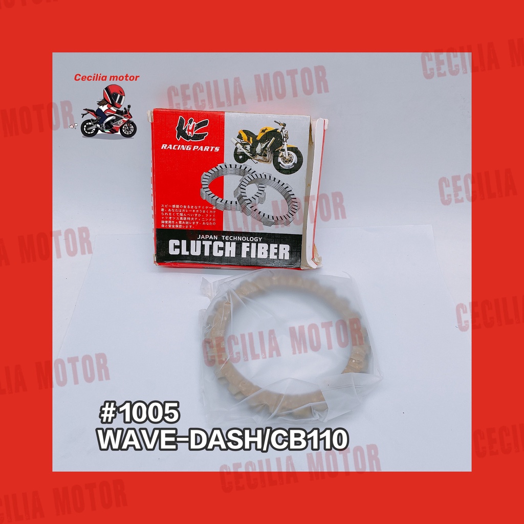 Motorcycle Clutch Lining For Cb Xrm Crypton Wave Wave