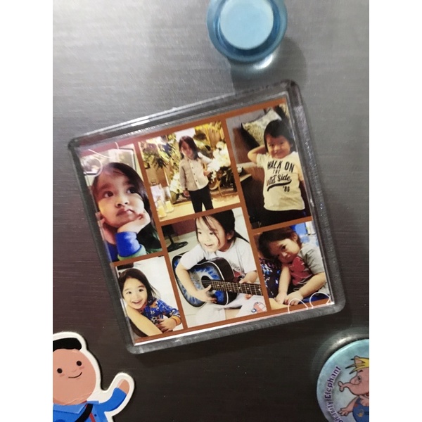 Customized Acrylic Ref Magnet For Birthday Wedding Souvenirs