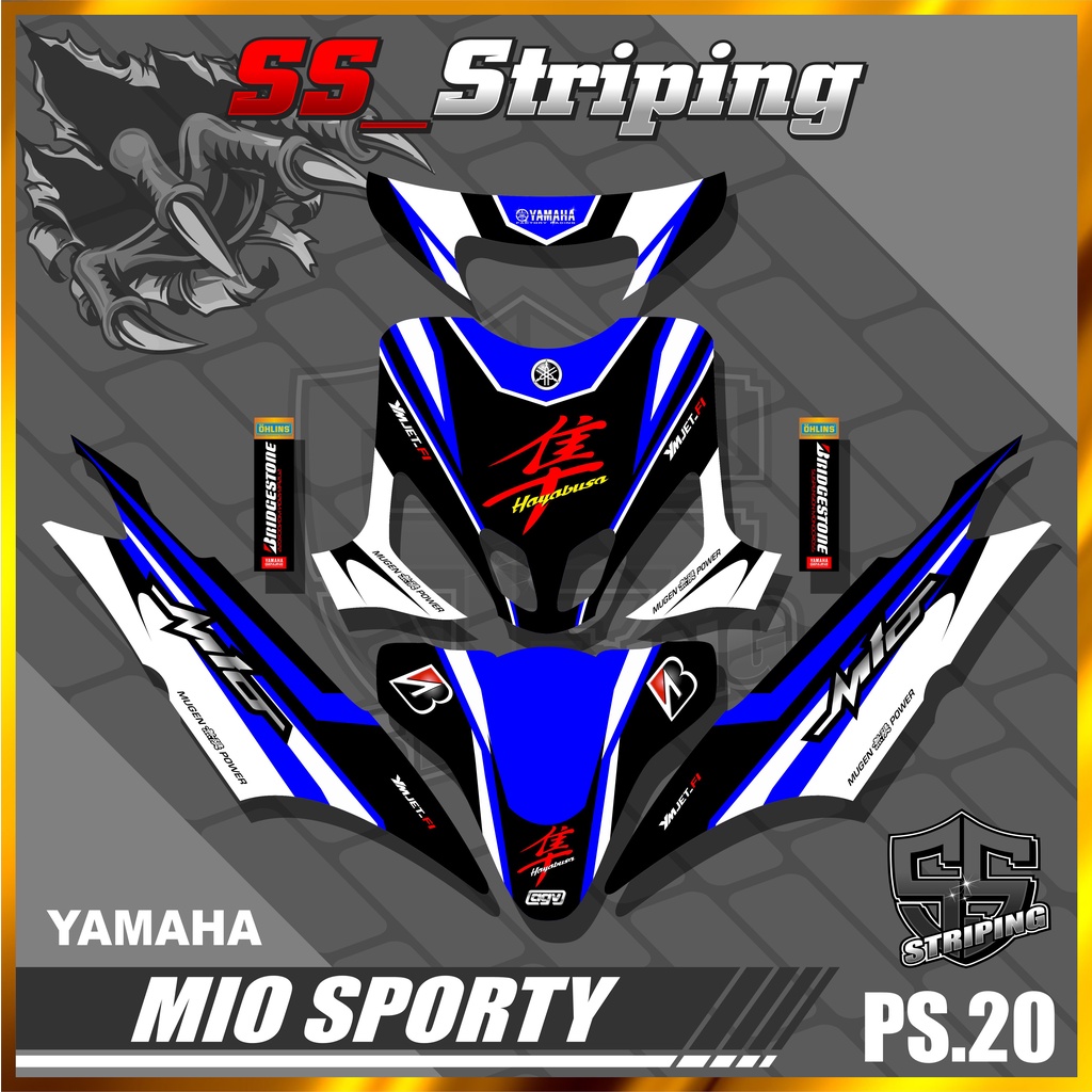 Mio Sporty Full Body Sticker Decal Mio Sporty Full Body Sticker Ps