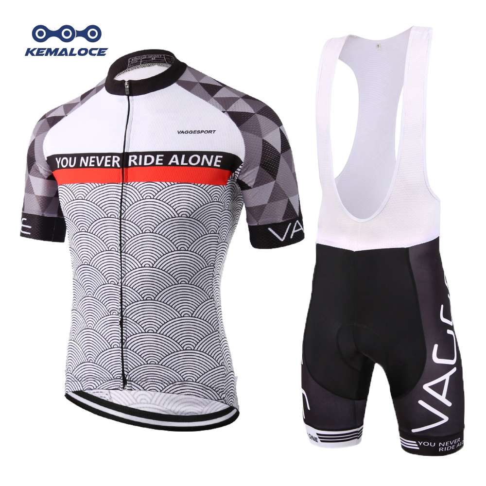 KEMALOCE 2024 Men Breathable Cycling Jersey Summer Team Short Sleeves