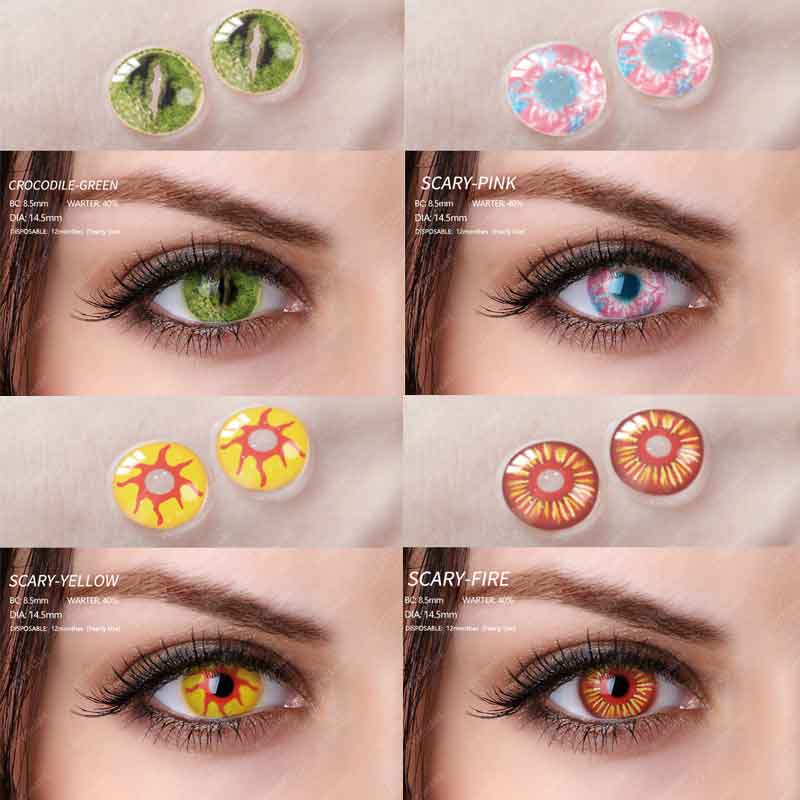 EYESHARE 1Pair 2pcs Contact Lenses For Eyes Cosplay Series Natural