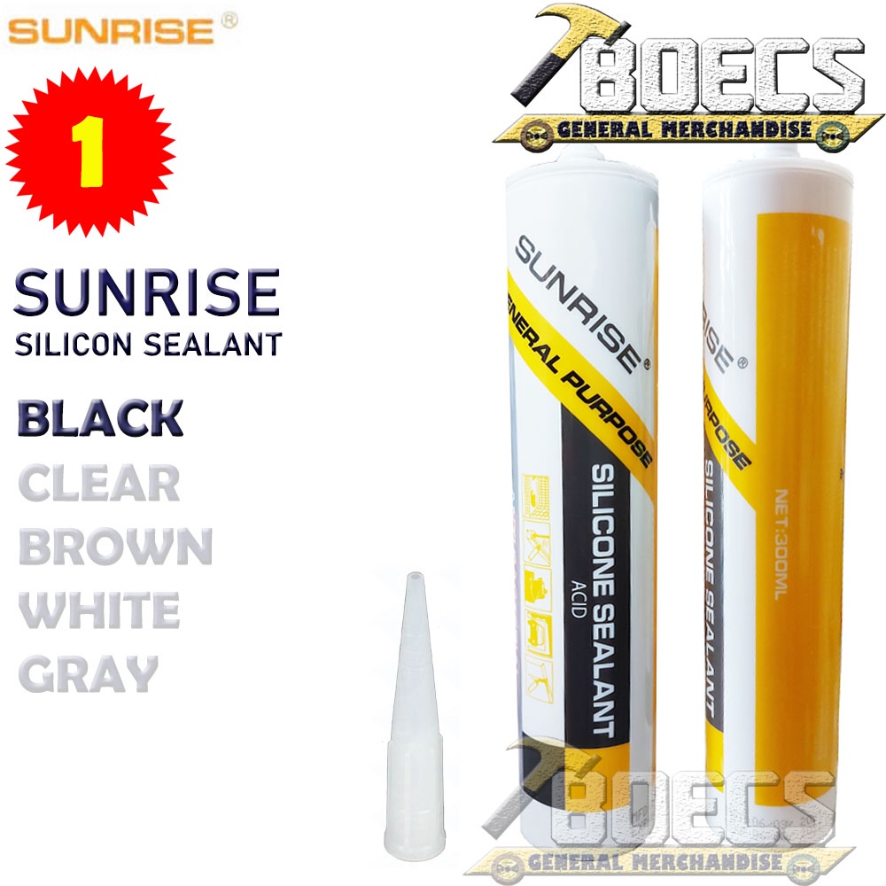 Sunrise Silicon Sealant High Quality 300ml 1pc Shopee Philippines