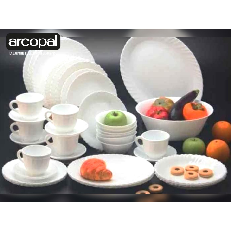 Arcopal Feston White Dinner Set Shopee Philippines