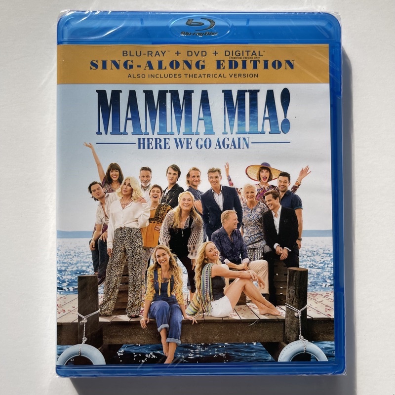 Mamma Mia Here We Go Again Blu Ray Movie Sealed And New Sing Along