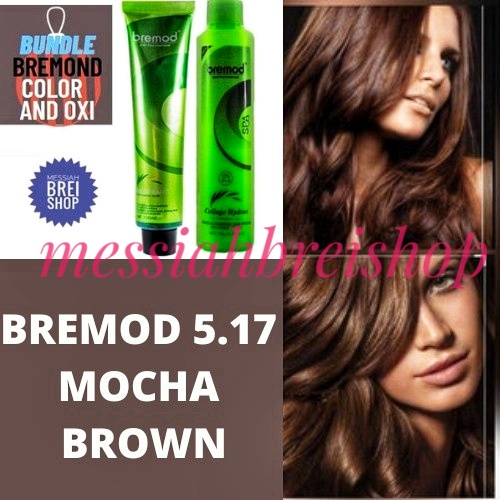 5 17 BREMOD MOCHA BROWN HAIR COLOR SET WITH OXIDIZING 100ml Shopee