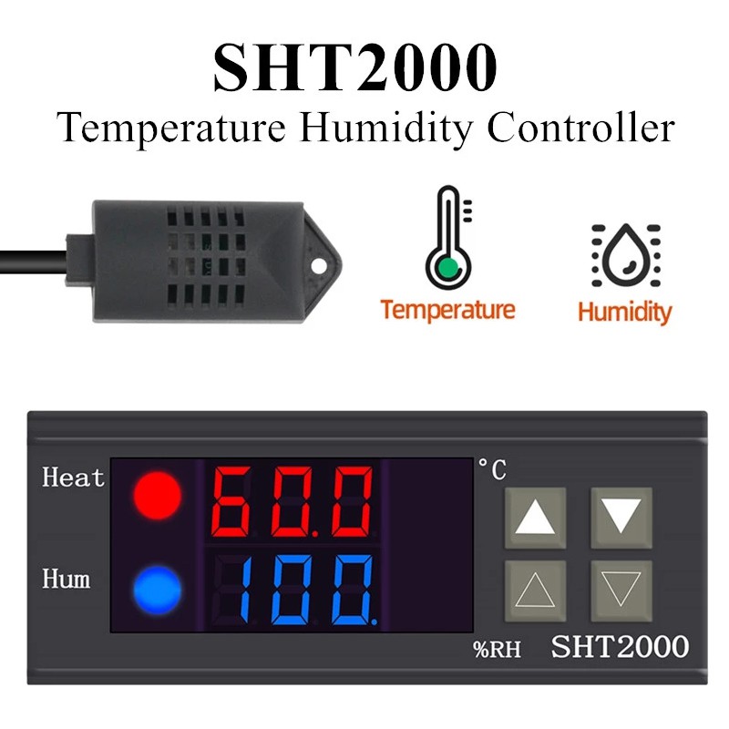 SHT2000 Intelligent Digital Display Temperature And Humidity Controller