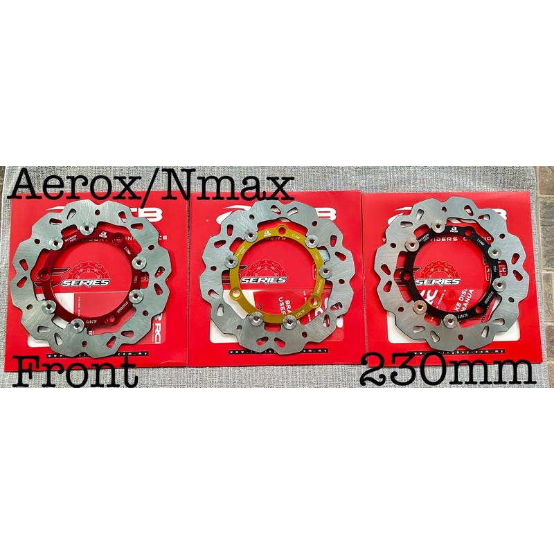 RCB S SERIES ALLOY DISC 230mm AEROX NMAX FRONT FLOATING Shopee